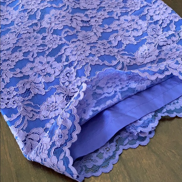 Nicole Miller Lilac Lace Dress - Picture 7 of 8